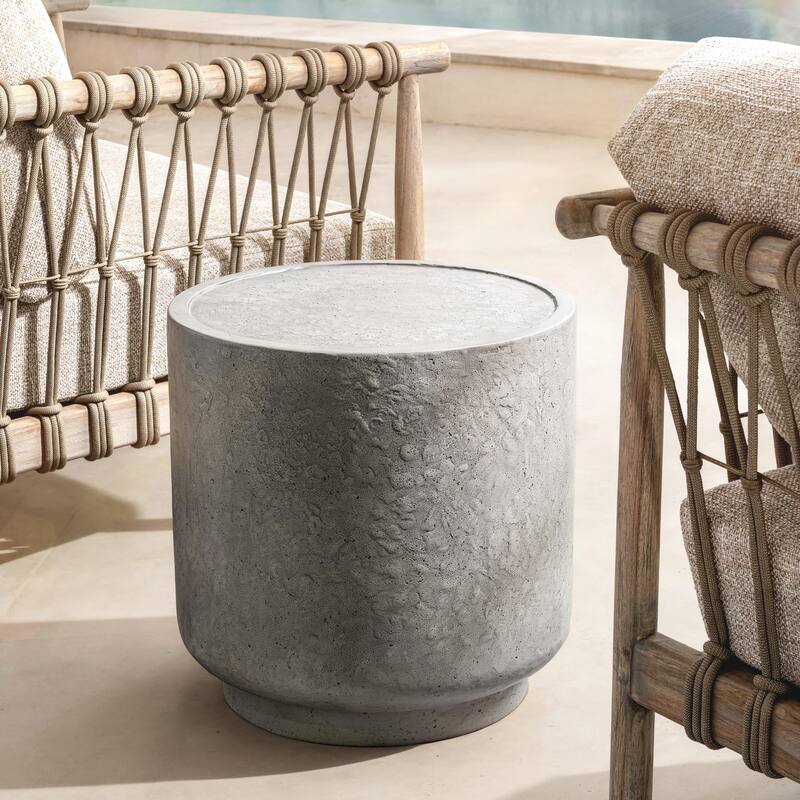 Classic Home Sania Outdoor Accent Table - 18 W x 18 Dx 18 H - 18 W x 18 Dx 18 H