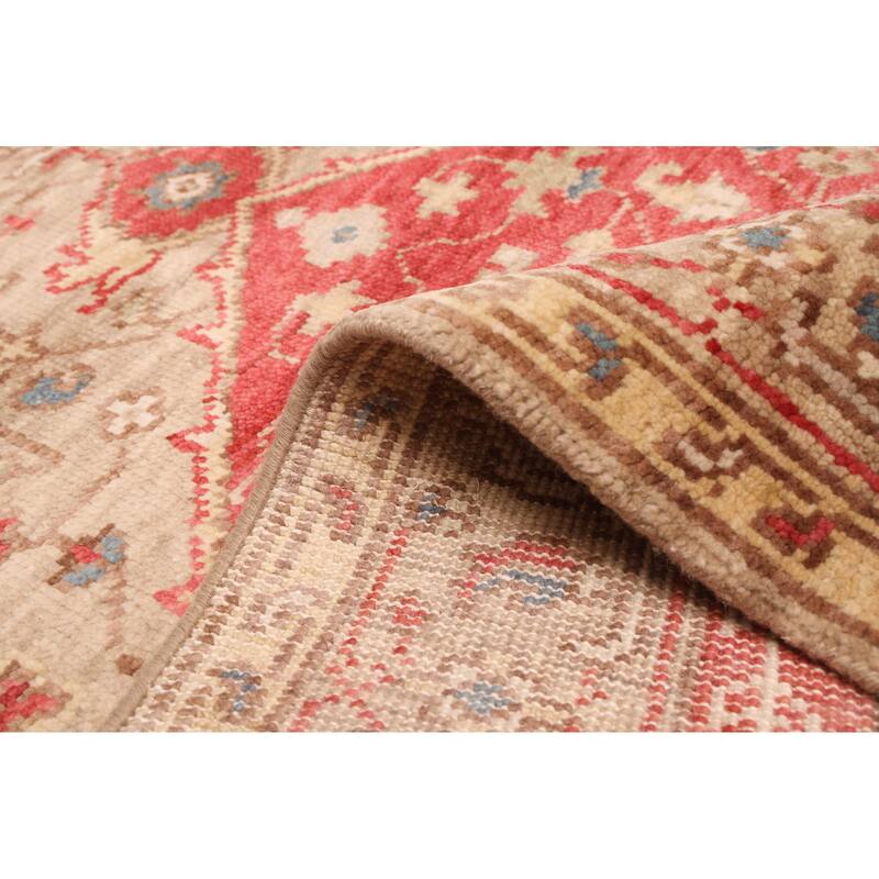 ECARPETGALLERY Hand-knotted Jules Serapi Red Wool Rug - 4'2 x 5'11