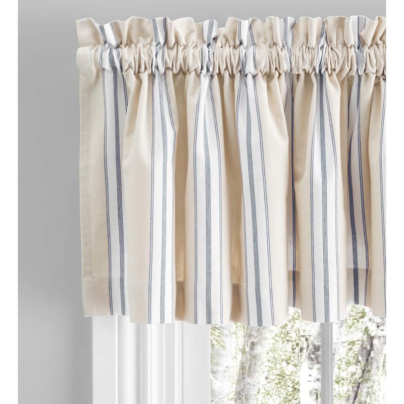 Provence Cotton Rod Pocket Kitchen Curtains - Tier, Swag or Valance (Sold Separately)