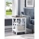 preview thumbnail 33 of 67, Convenience Concepts Oxford End Table with Shelves