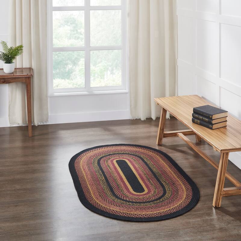 Heritage Farms Jute Rug Oval w/ Pad 36x60 - 3'6"