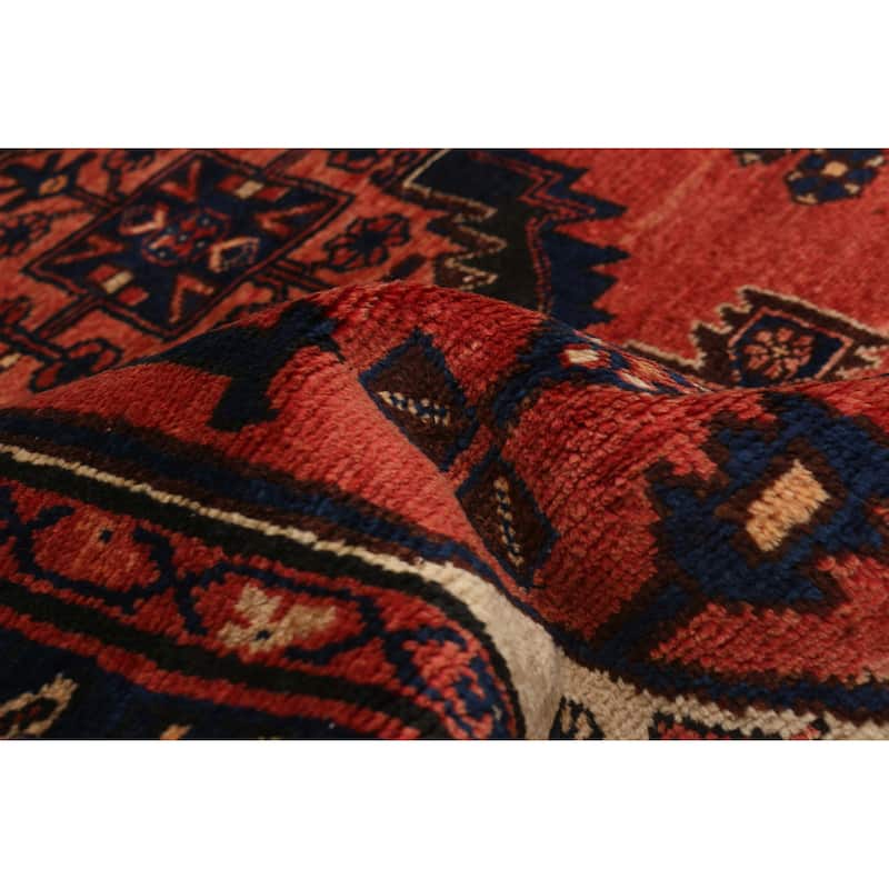 ECARPETGALLERY Hand-knotted Andelz Red Wool Rug - 3'5 x 5'5