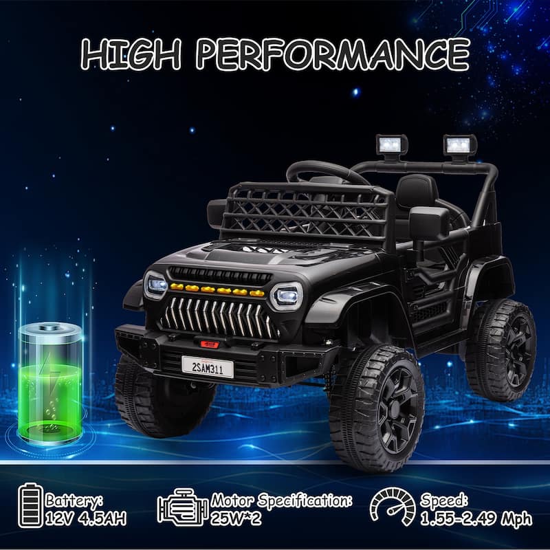 12V Kids Ride On Truck Electric Vehicle Battery Powered Car Toddles Ride On Toy