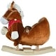 preview thumbnail 5 of 8, Kids Rocking Horse with Plush Fabric, Soothing Lullaby, Soft Comfortable Seat, and Secure Design for Safe Play