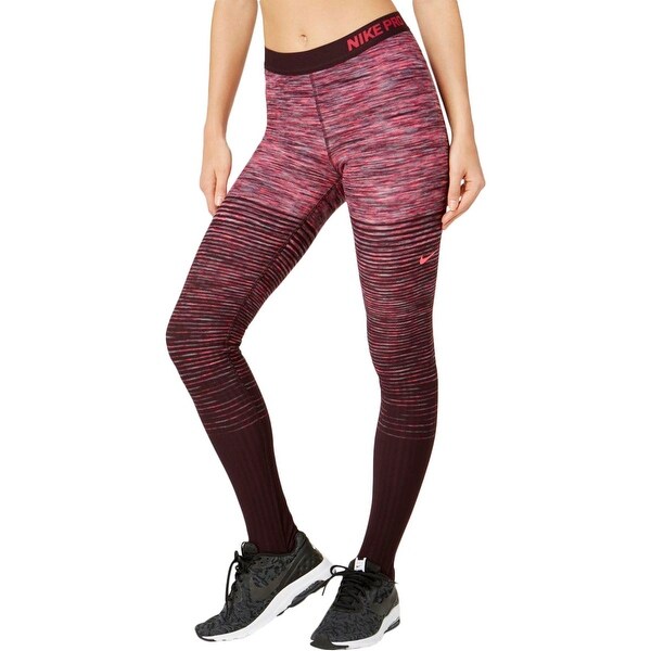 Women's pro hyperwarm fleece printed athletic tights clearance