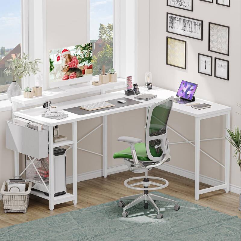 L Shaped Gaming Computer Desk