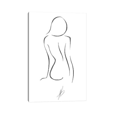 iCanvas "A Woman Silhouette" by Alessandro Della Torre Canvas Print