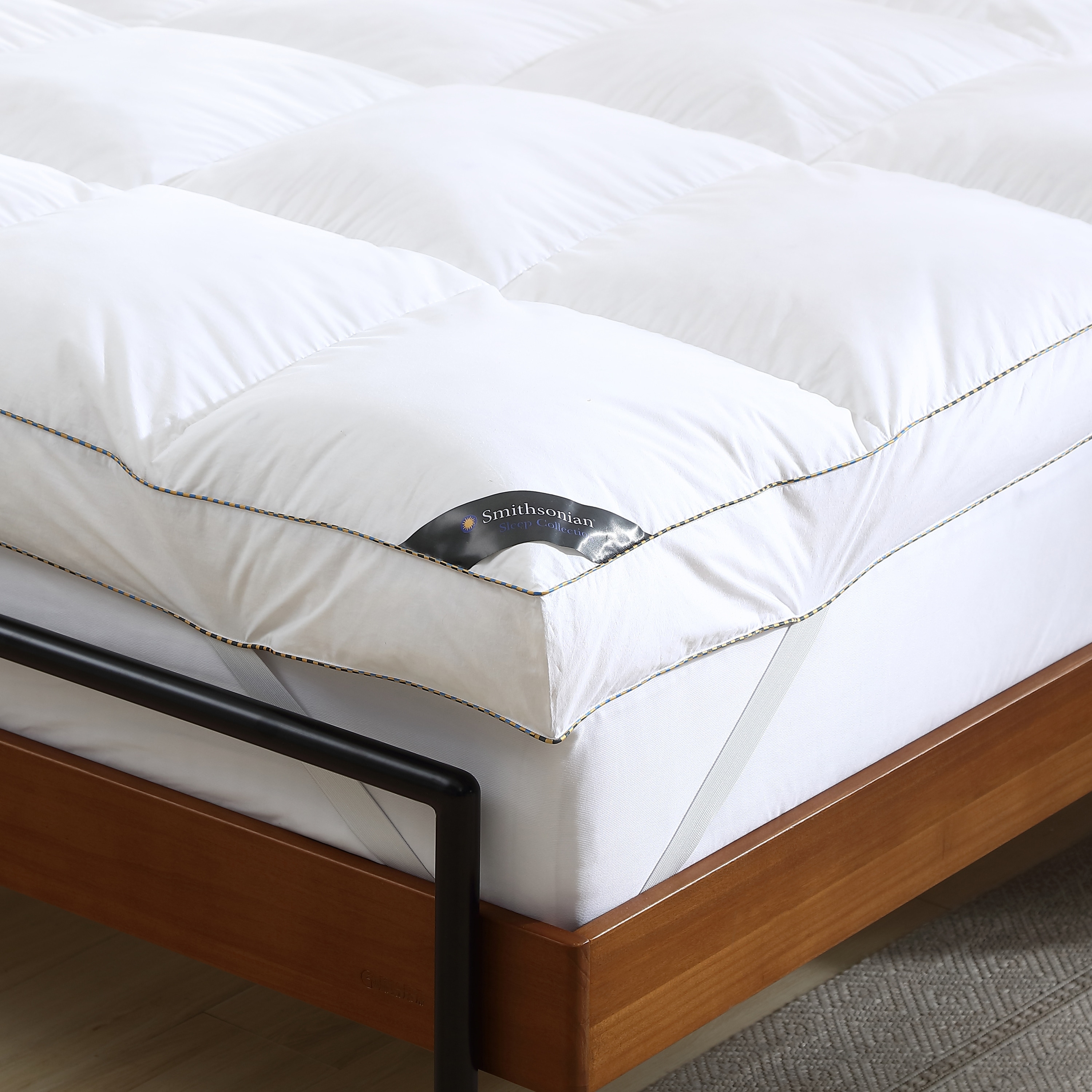 Down pillow top mattress top