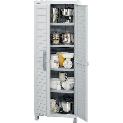Rimax Light Grey Large Storage Cabinet