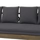 preview thumbnail 16 of 27, Long Beach Outdoor Extendable Acacia Wood Daybed Sofa by Christopher Knight Home