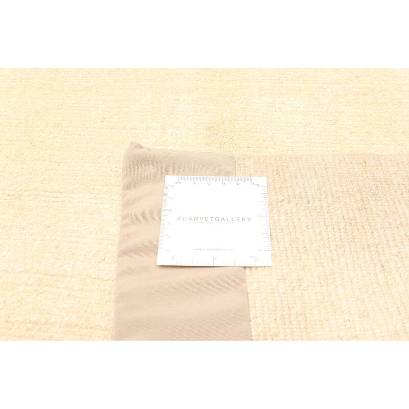 ECARPETGALLERY Hand-knotted Opulence Cream Wool Rug - 2'10 x 14'6