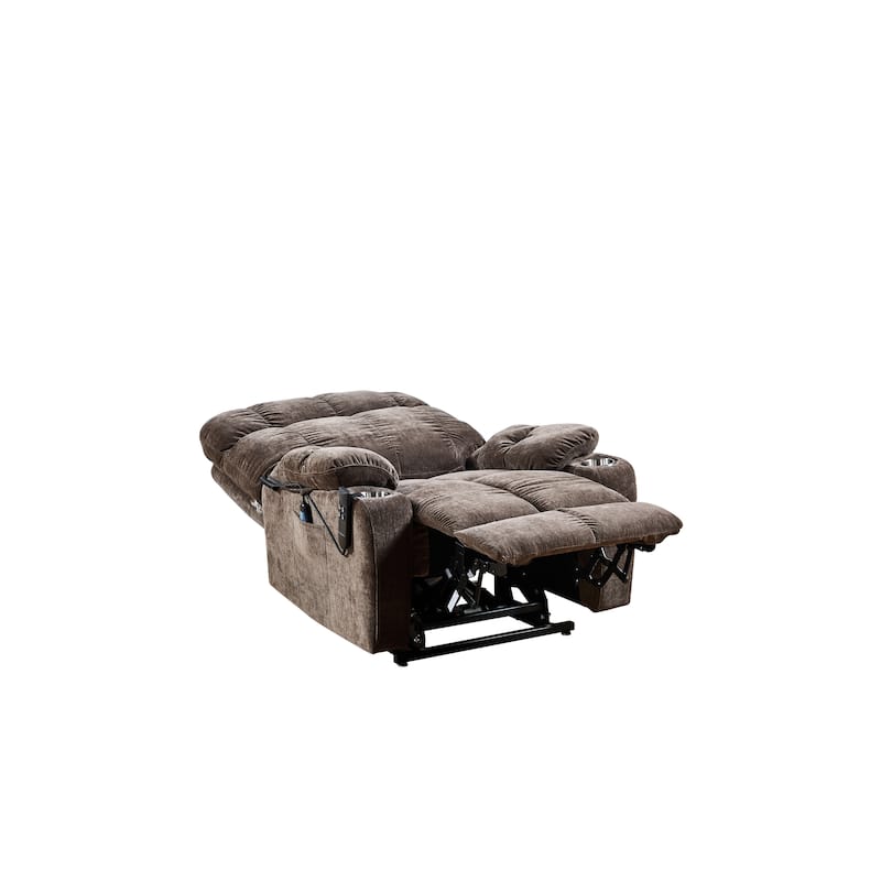 Christopher Knight Home Power Lift Recliner Chair for Elderly Infinite Position Lay Flat 180° with Heat Massage