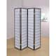 Four Panel Japanese Style Folding Screen, Black and White - Bed Bath ...