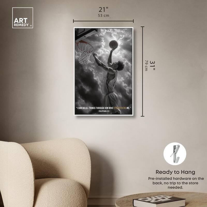 Strengthen Me Canvas by Art Remedy