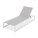 preview thumbnail 6 of 41, Modesta Outdoor Aluminum Mesh Chaise Lounge (Set of 2) by Christopher Knight Home - 77.00" W x 26.50" D x 10.50" H