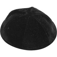 6 Part Black Yarmulke Rimless Size 9 - Bed Bath & Beyond - 24245802