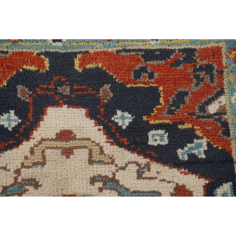 Heriz Serapi Oriental Runner Rug Handmade Wool Carpet - 2'7" x 8'0"
