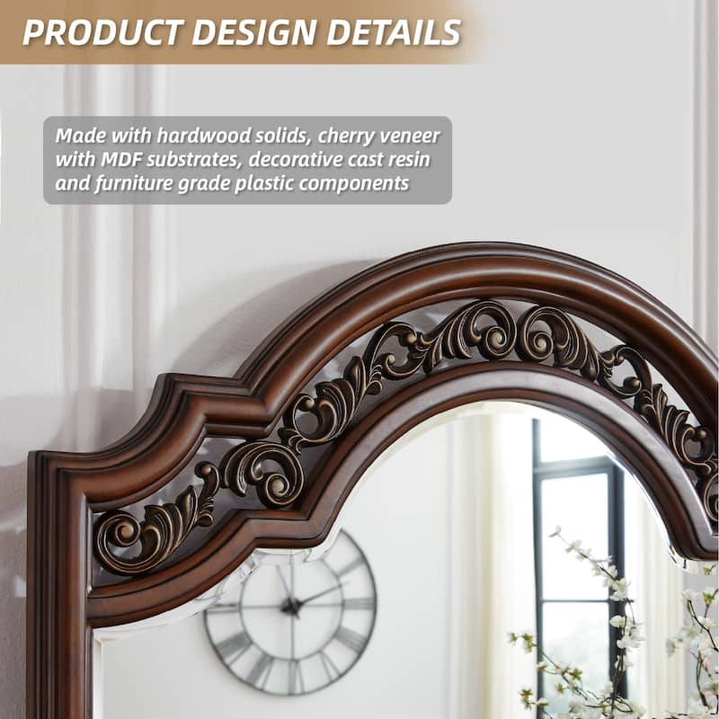 Signature Design by Ashley Lavinton Dark Brown Dresser and Mirror
