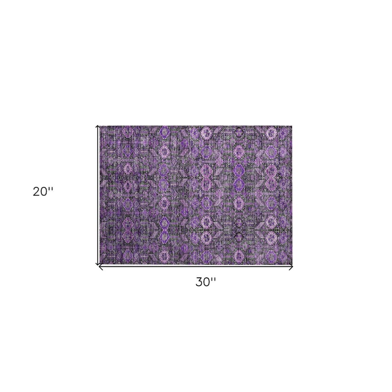 Nax Lush Floral Weather Resistant Classic Meets Modern Outdoor Rug