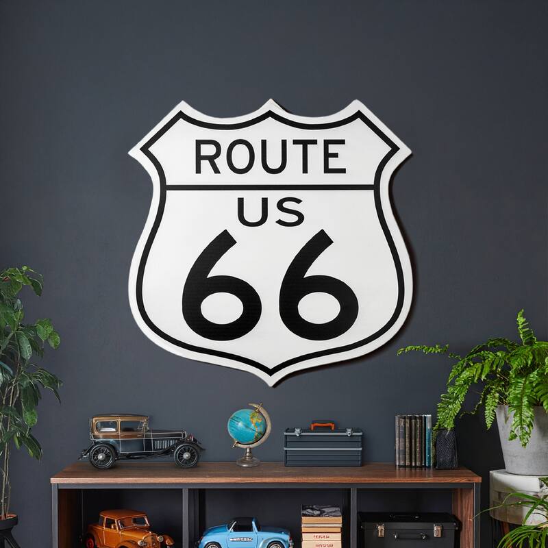 American Art Decor Dome Shaped Metal Wall Art Sign