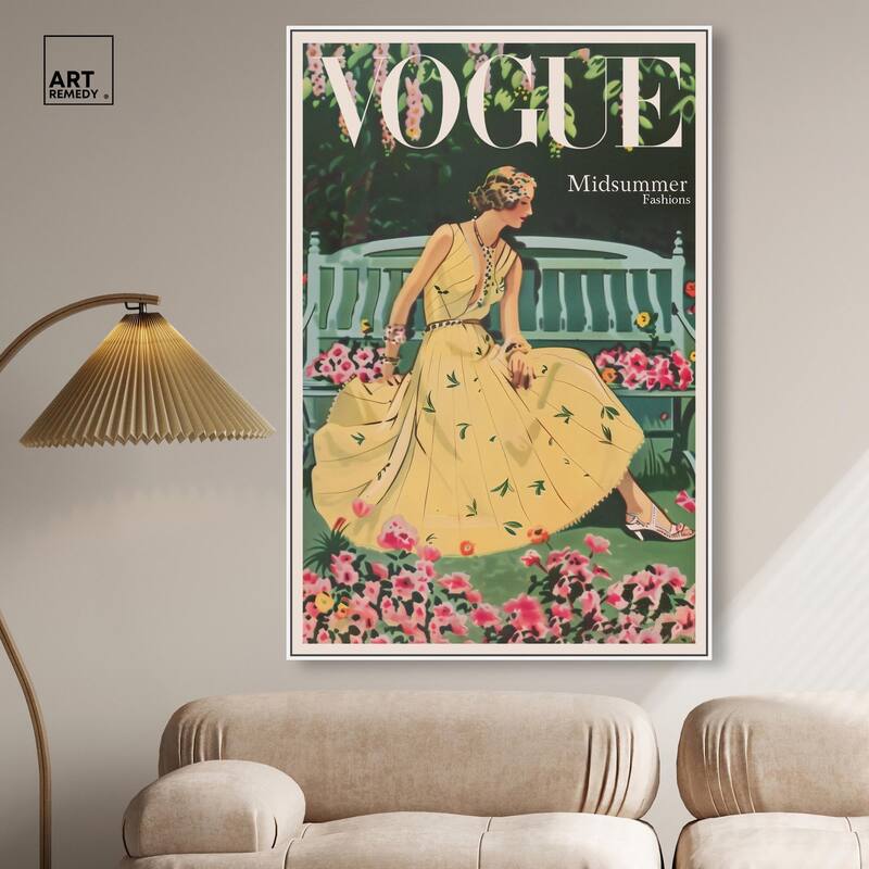 Midsummer Fashion Cover Canvas by Art Remedy