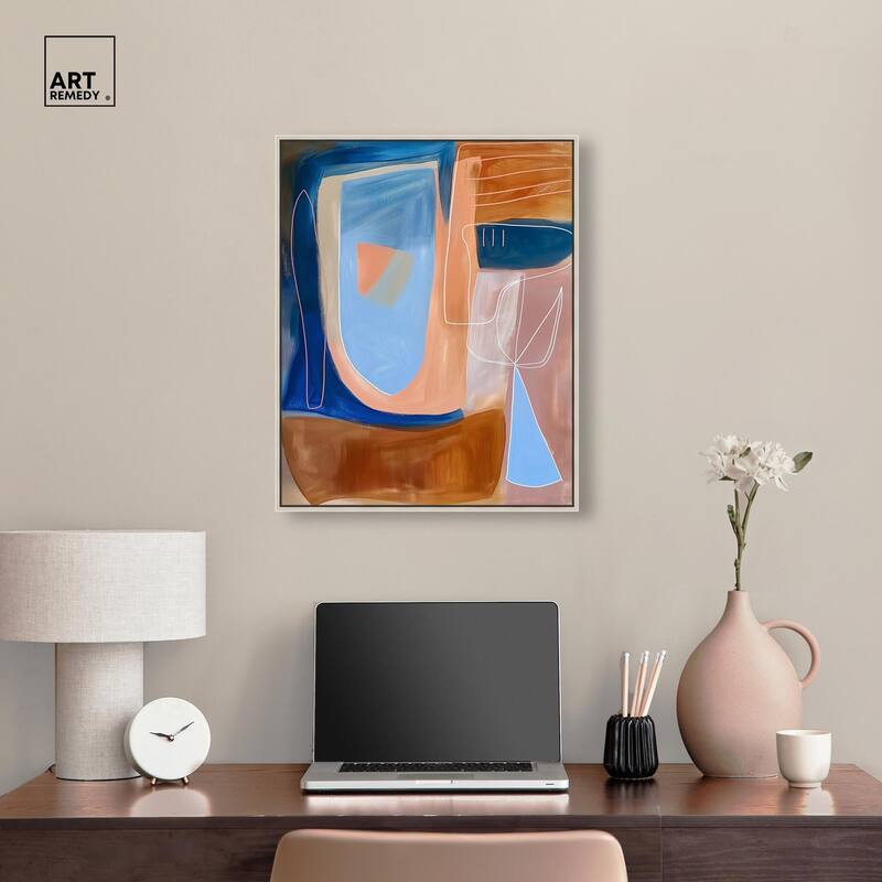 An Abstract Oil II Canvas by Art Remedy
