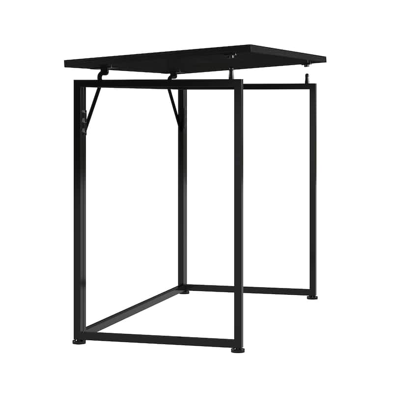 Space Saving Folding Desk - Black