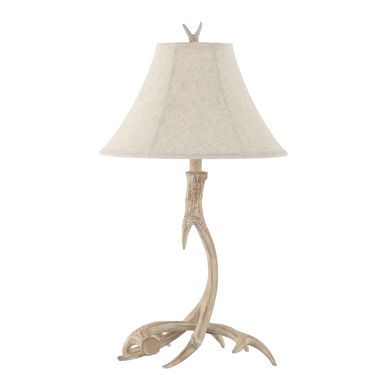Eldora 27.5" Rustic Resin LED Table Lamp, Brown by JONATHAN Y - 27.5