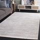 preview thumbnail 3 of 25, SAFAVIEH Whisper Malin Contemporary Stripe Fringe Rug