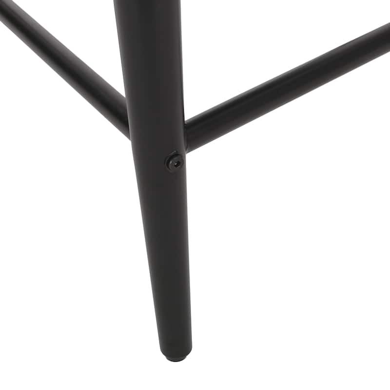 Christopher Knight Home Elmore Fabric and Iron 25-Inch Tall Counter Stools (Set of 2)