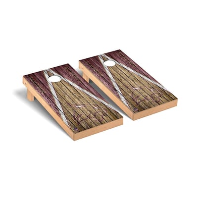 Texas State Bobcats Triangle Cornhole Board Set