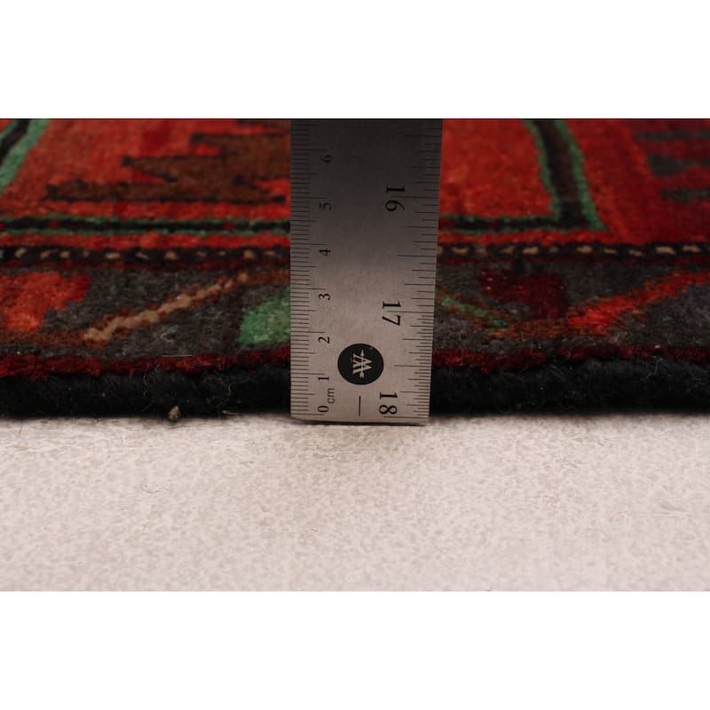 ECARPETGALLERY Hand-knotted Konya Anatolian Black, Red Wool Rug - 4'8 x 10'8