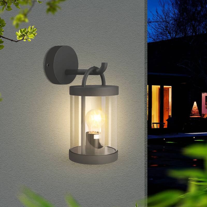Outdoor Wall Sconce Lantern Exterior IP54 3000K - Grey