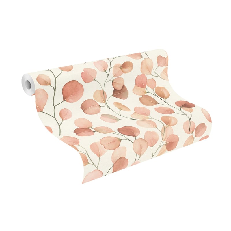 Rasch Elaina Blush Watercolor Boughs Wallpaper