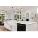 preview thumbnail 8 of 18, Fossil Blu 36-Inch SOLID Fireclay Farmhouse Sink in White, Polished Nickel Accessories, Flat Front - 36 x 20 x 10