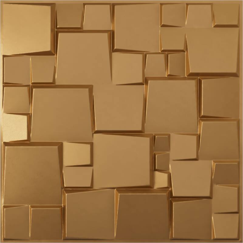 19 5/8"W x 19 5/8"H Modern Square EnduraWall Decorative 3D Wall Panel