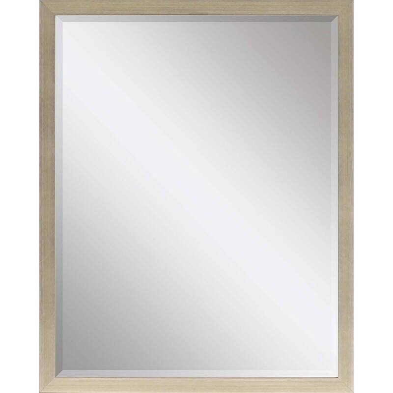HomeRoots 51" Silver Wood Accent Mirror - 39.00 in. x 51.00 in. x 2.00 in.