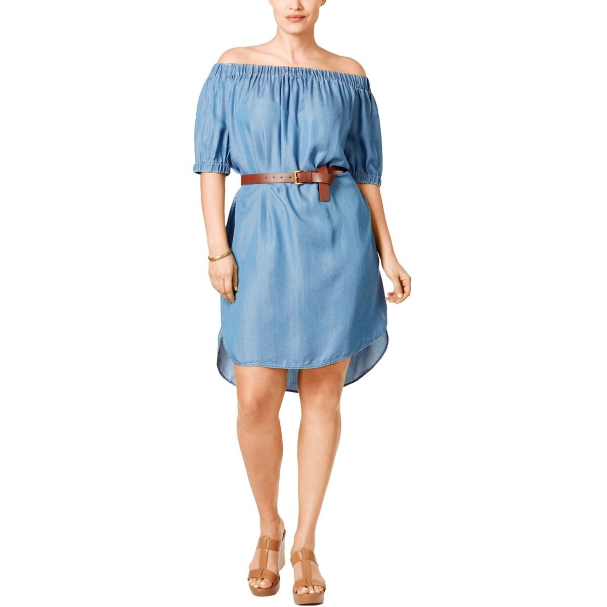 michael kors chambray dress