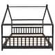 preview thumbnail 41 of 43, Modern Style House Bed Wood Bed, Fun and Adorable Space, Suitable for Kids