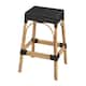 Option Black / Natural Rattan Frame