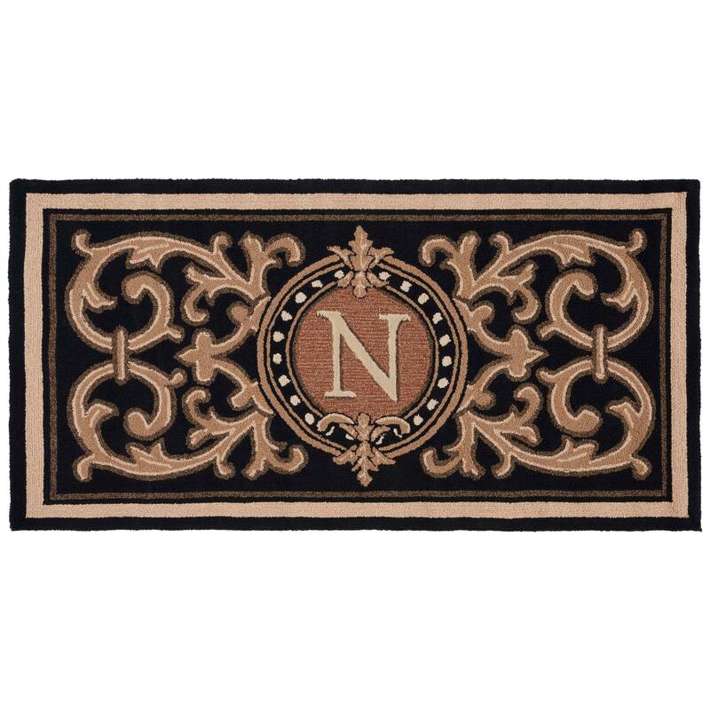 SAFAVIEH Handmade Monogram Bruneta Casual Rug