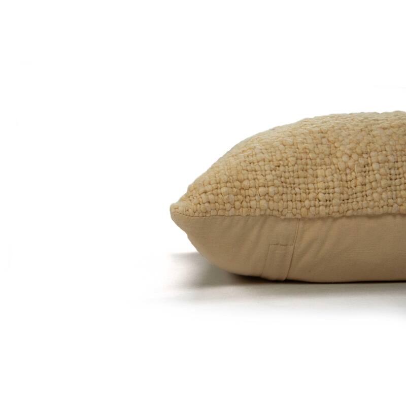 Rizzy Home Solid Textured Modern Throw Pillow