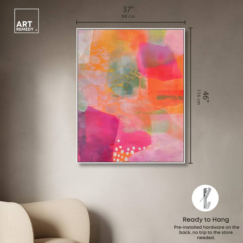 Garnet Gleam II Canvas by Art Remedy
