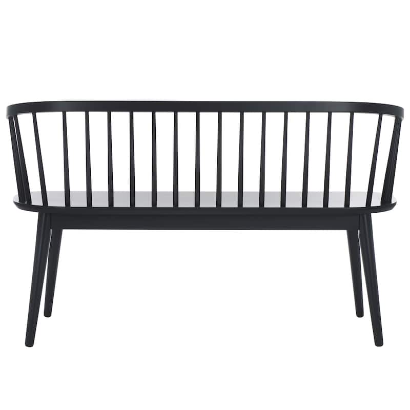SAFAVIEH Sibyl Farmhouse Solid Wood Spindle Bench - 53"W x 19"D x 31"H