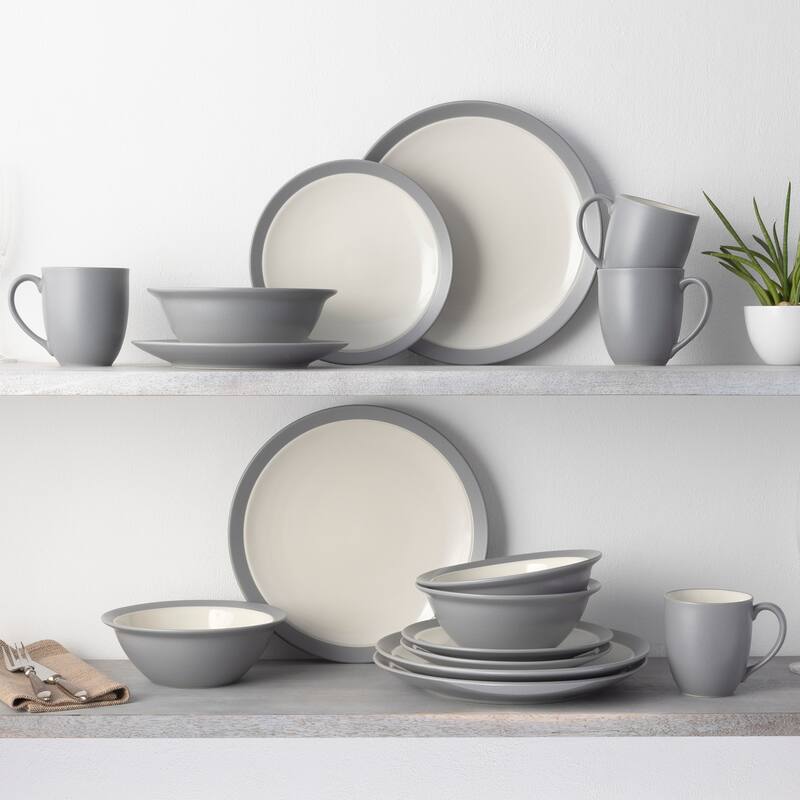 Noritake Colorwave 16-Piece Curve Dinnerware Set, Service For 4