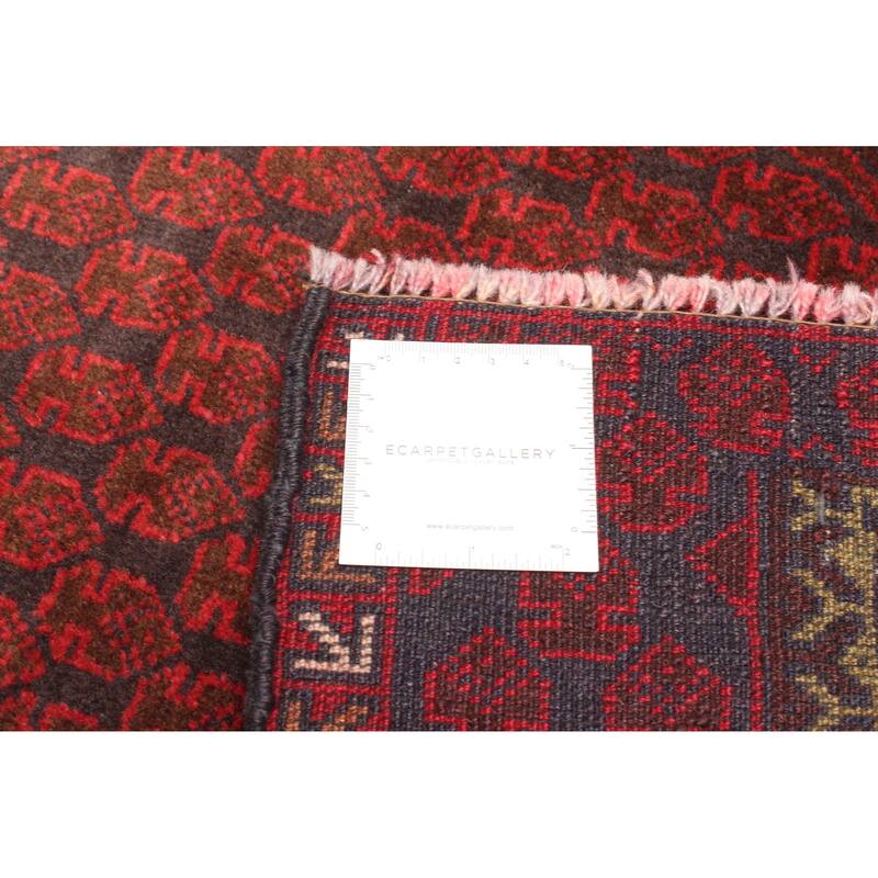 ECARPETGALLERY Hand-knotted Teimani Dark Grey Wool Rug - 2'8 x 4'4