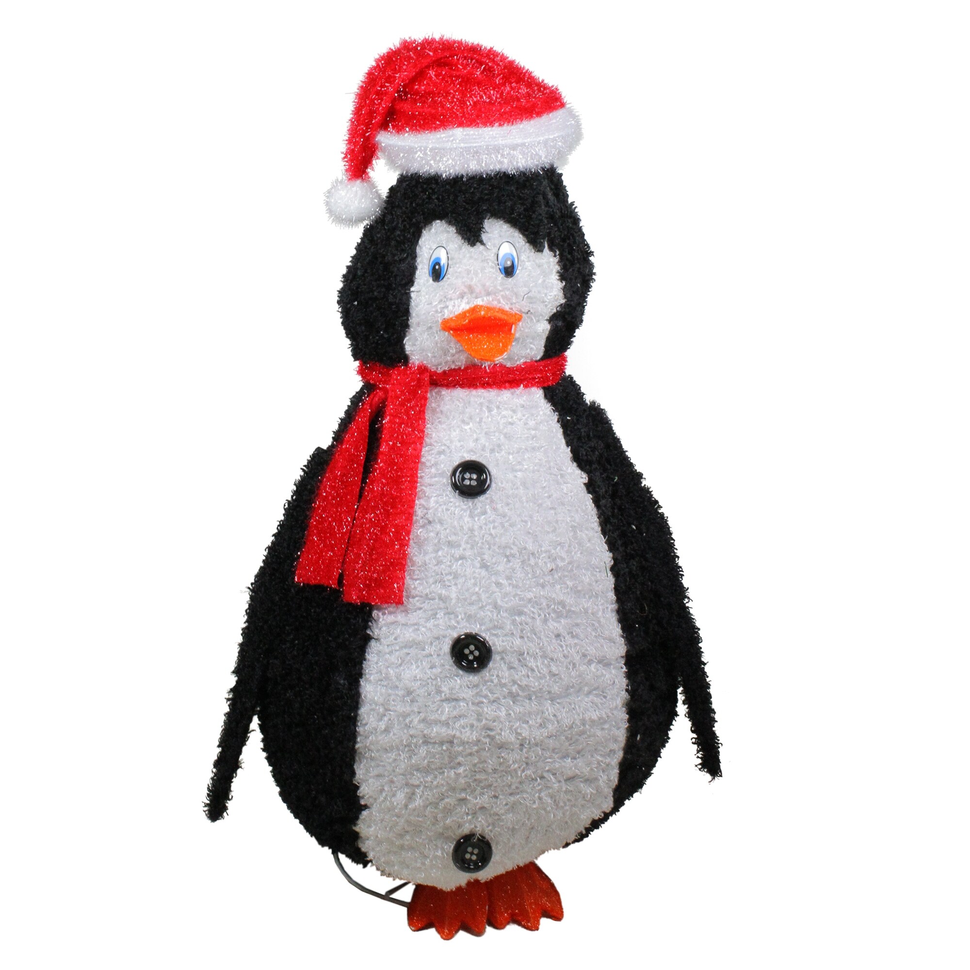 Shop 48 Black And White Sparkling Penguin Christmas Decor Overstock 16544024