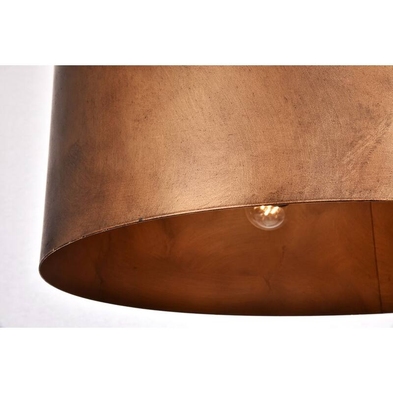 Miro Collection Pendant D20 H11.75 Lt:3 Manual Brass Finish