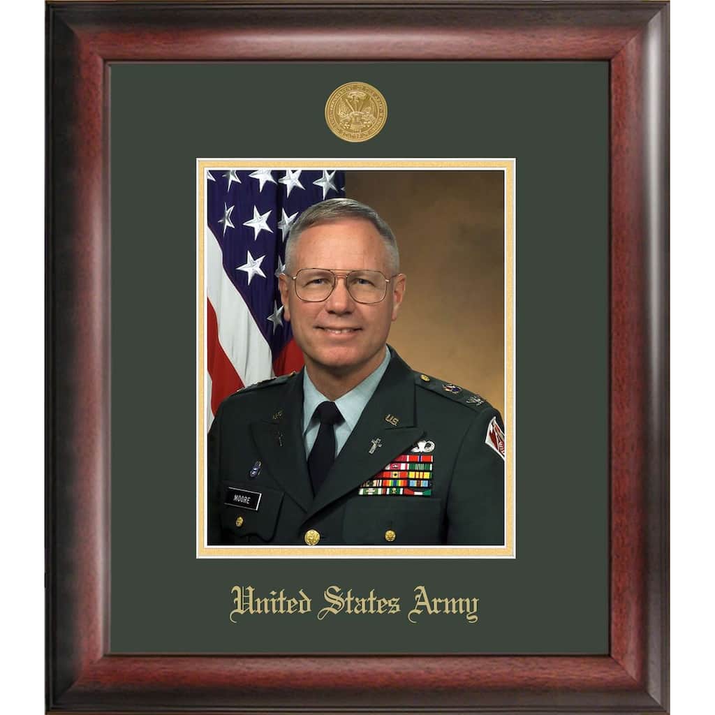 Patriot Frames Army 8x10 Portrait Frame Gold Seal