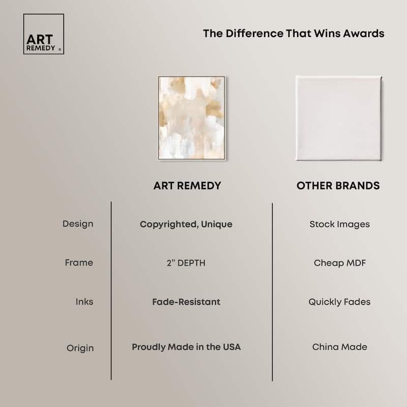Beige and Cream I Canvas by Art Remedy